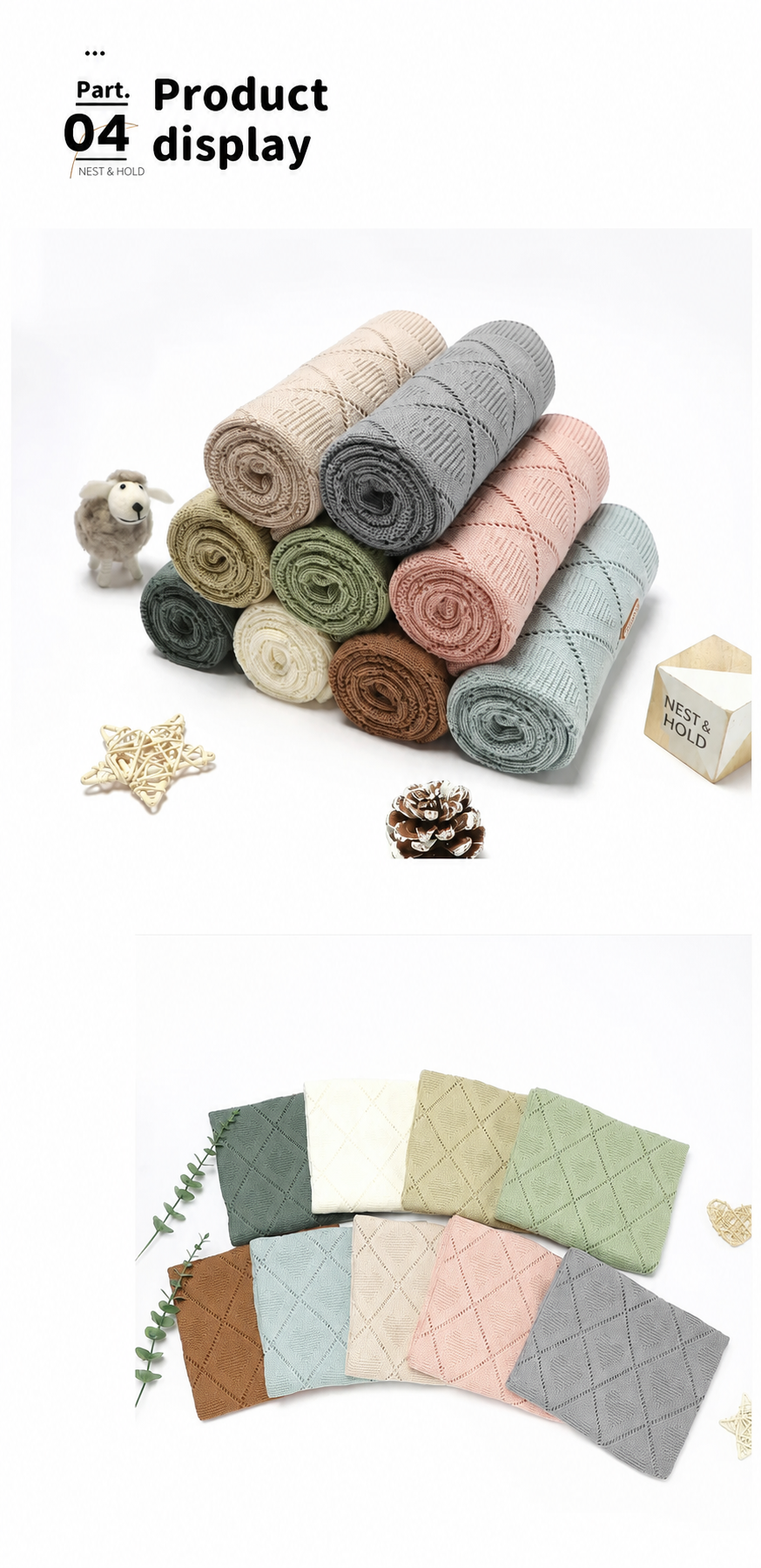 Knit Baby Blanket – Image 15