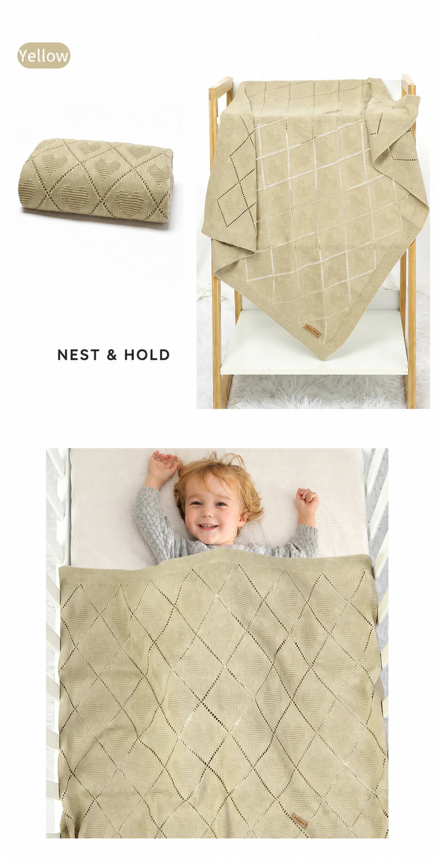 Knit Baby Blanket – Image 18