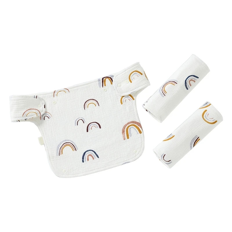 Nest & Hold™ Baby Carrier Drool Bib & Teething Pad Set