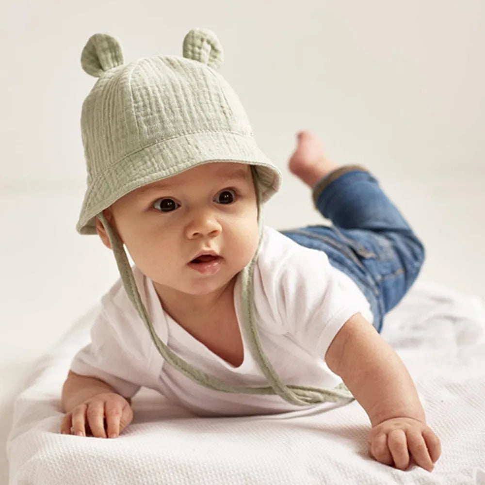 Nest & Hold™ Cotton Baby Sun Hat