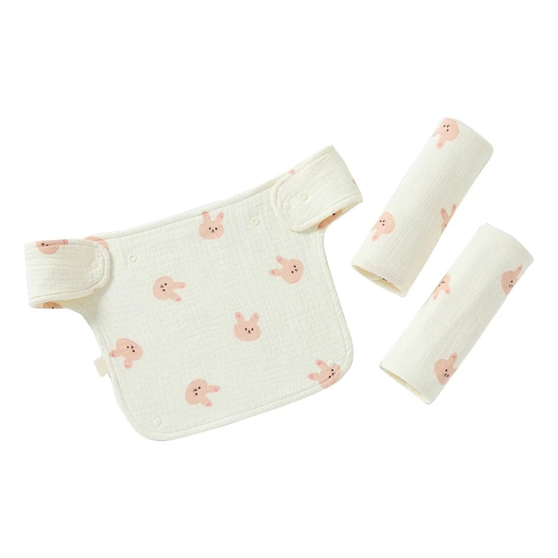 Nest & Hold™ Baby Carrier Drool Bib & Teething Pad Set