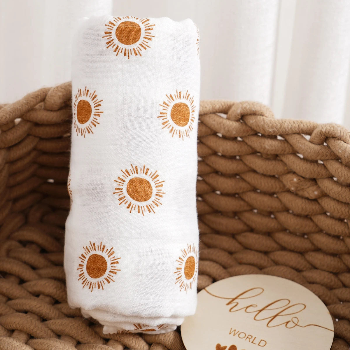 Nest & Hold™ Muslin Baby Swaddle
