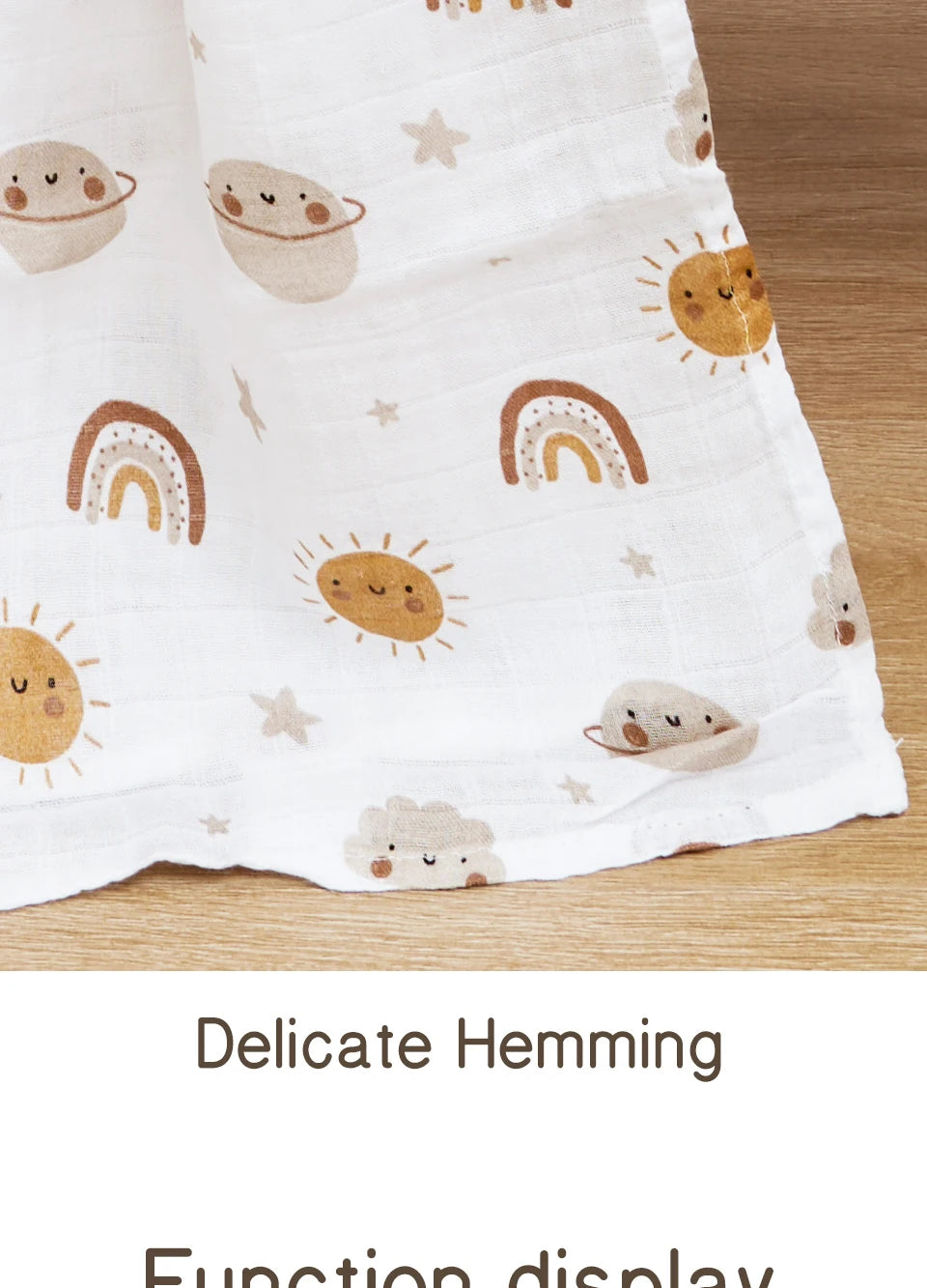 Nest & Hold™ Muslin Baby Swaddle