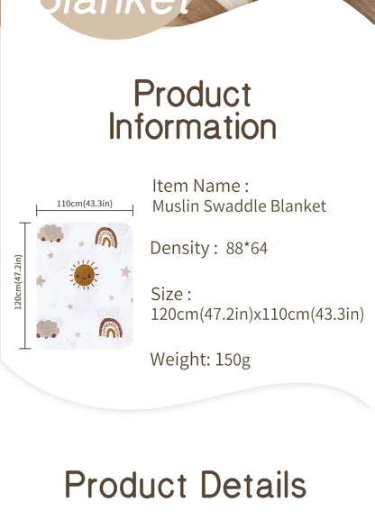 Muslin Baby Swaddle image 9