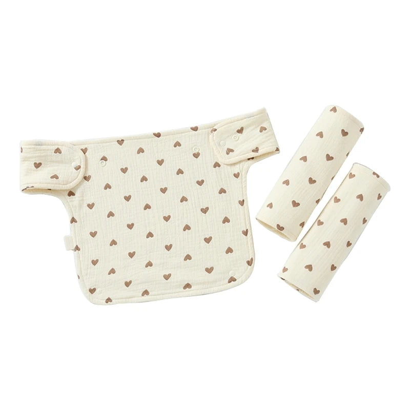 Nest & Hold™ Baby Carrier Drool Bib & Teething Pad Set