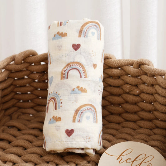 Nest & Hold™ Muslin Baby Swaddle