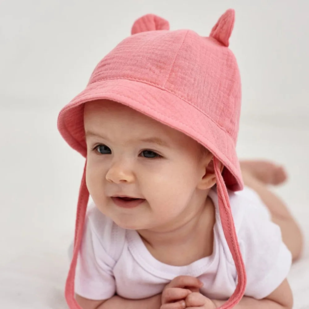 Nest & Hold™ Cotton Baby Sun Hat