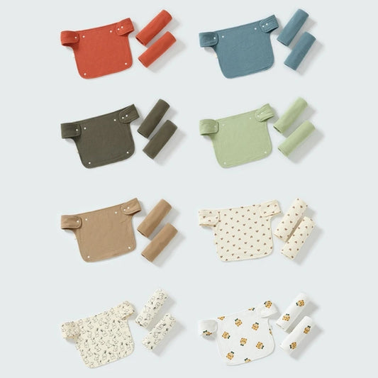 Nest & Hold™ Baby Carrier Drool Bib & Teething Pad Set