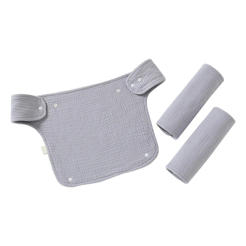 Nest & Hold™ Baby Carrier Drool Bib & Teething Pad Set