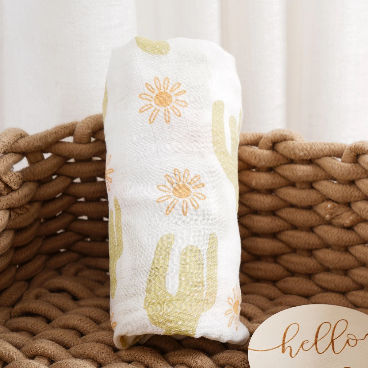 Nest & Hold™ Muslin Baby Swaddle