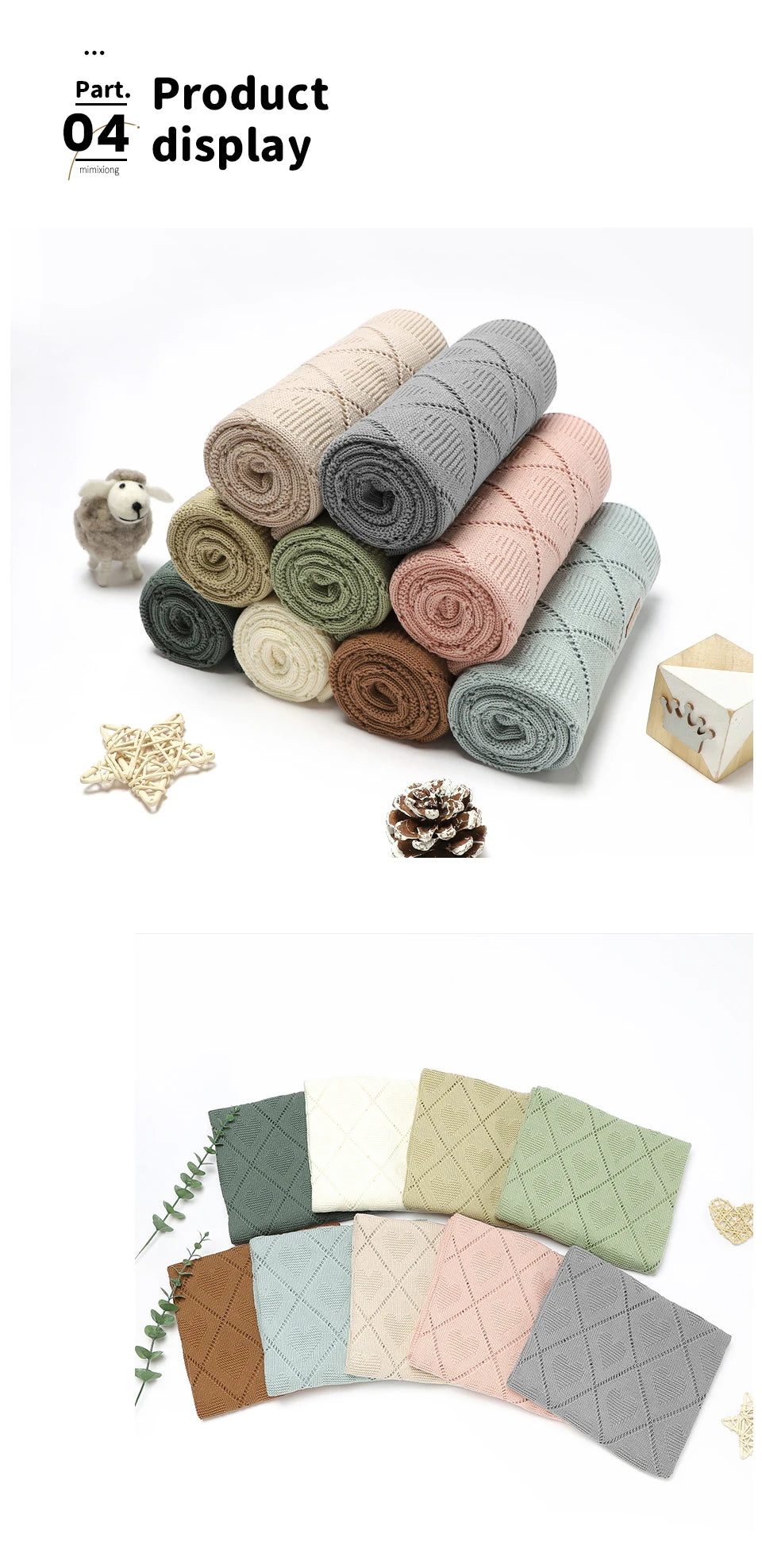 Nest & Hold™ Cotton Knit Baby Blanket