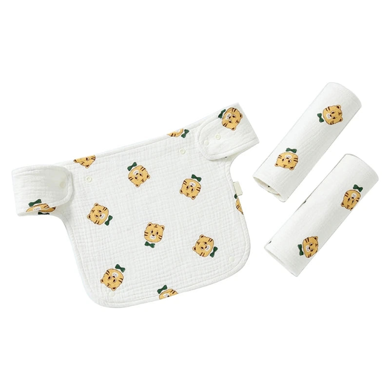 Nest & Hold™ Baby Carrier Drool Bib & Teething Pad Set