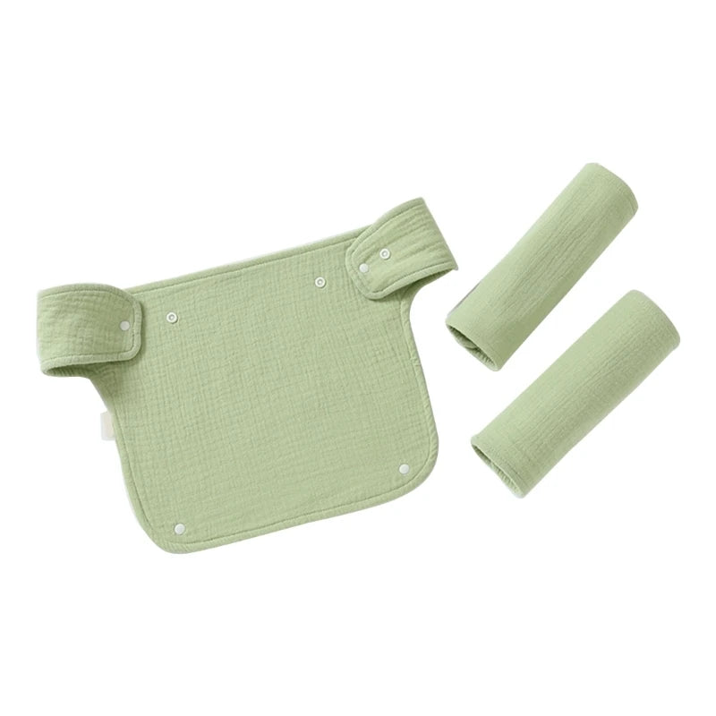 Nest & Hold™ Baby Carrier Drool Bib & Teething Pad Set
