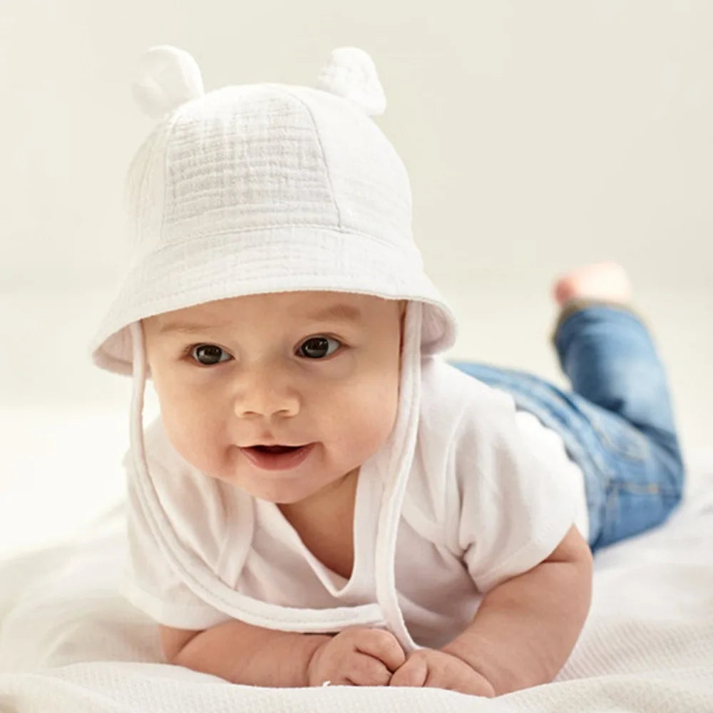 Nest & Hold™ Cotton Baby Sun Hat