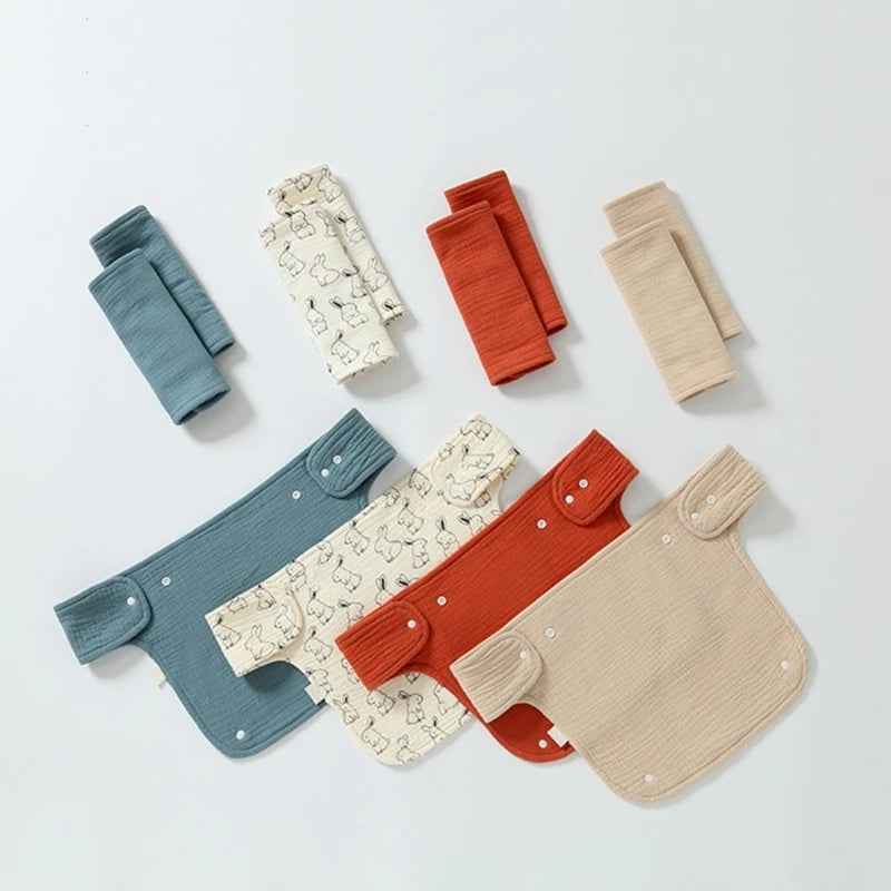 Nest & Hold™ Baby Carrier Drool Bib & Teething Pad Set