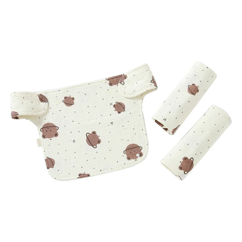 Nest & Hold™ Baby Carrier Drool Bib & Teething Pad Set