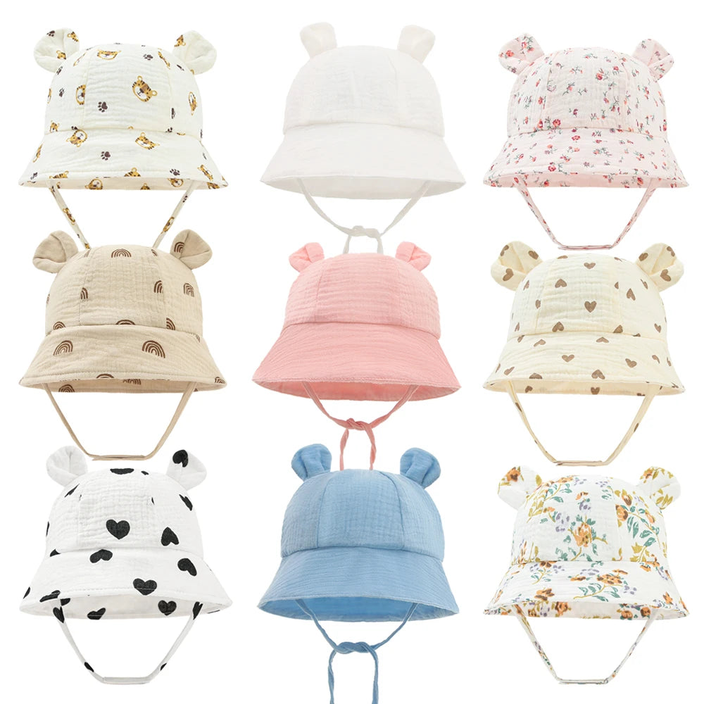 Nest & Hold™ Cotton Baby Sun Hat