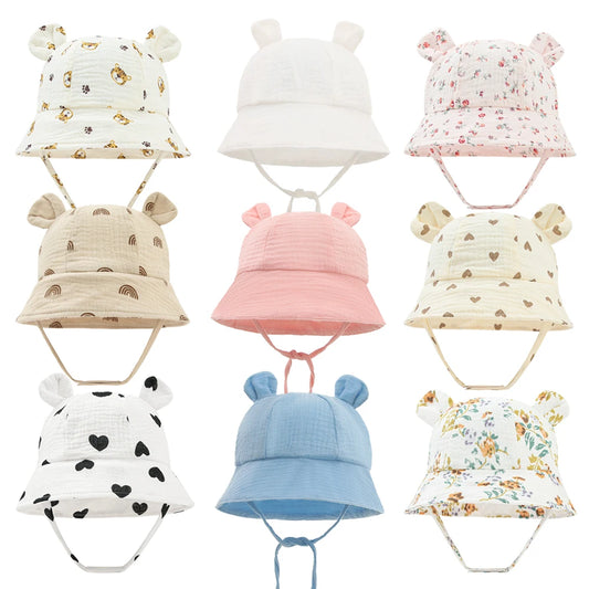 Nest & Hold™ Cotton Baby Sun Hat