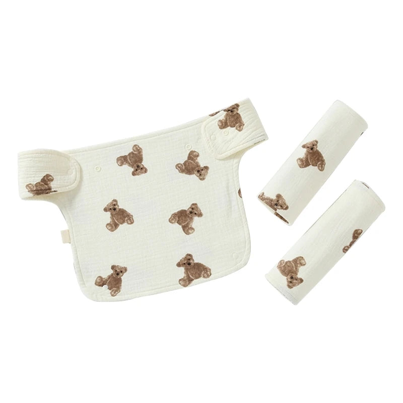 Nest & Hold™ Baby Carrier Drool Bib & Teething Pad Set