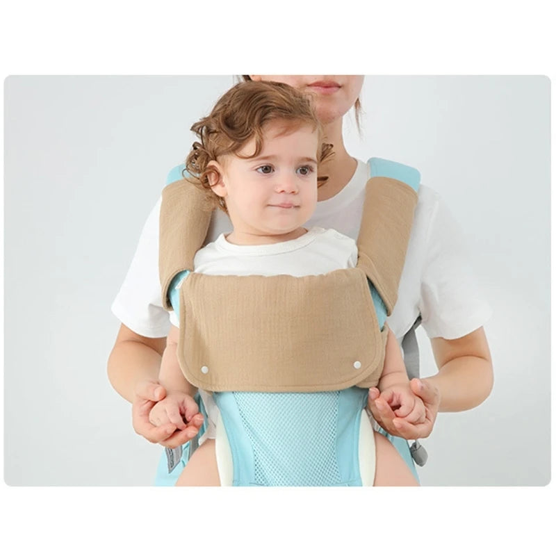 Nest & Hold™ Baby Carrier Drool Bib & Teething Pad Set