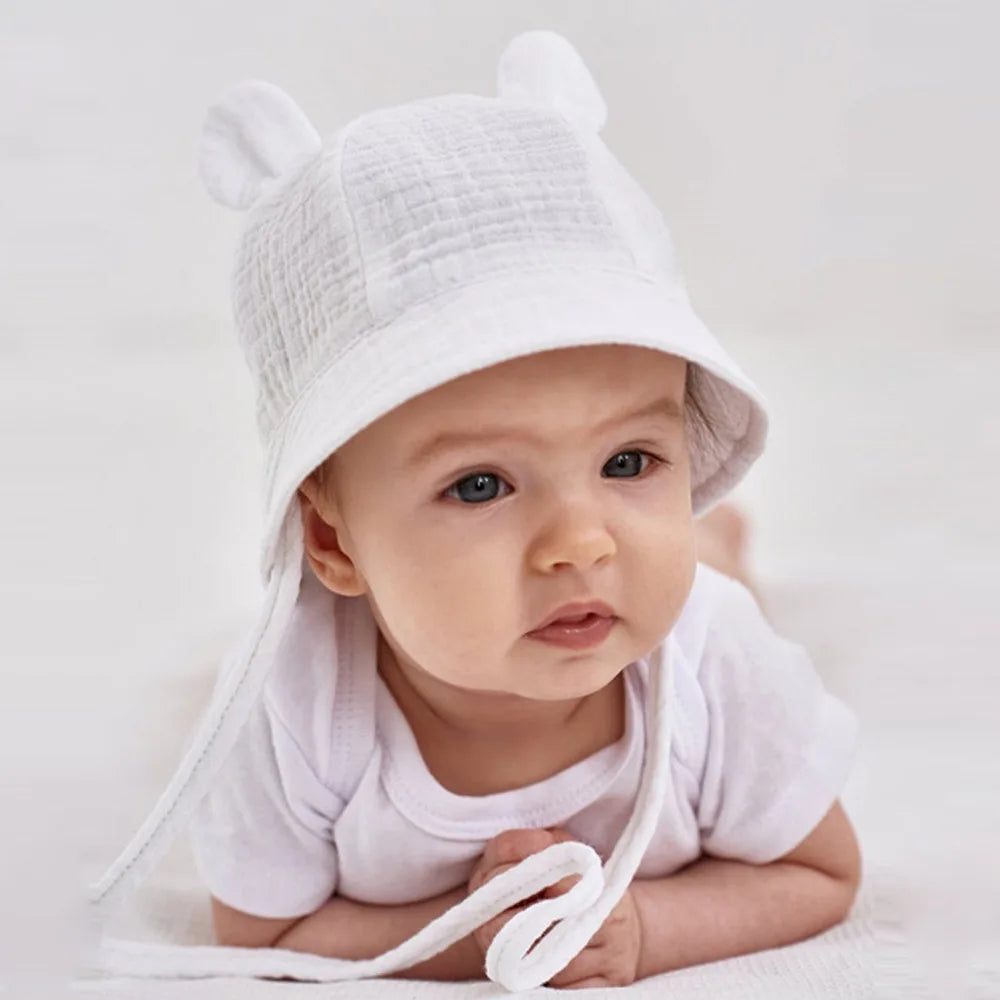 Nest & Hold™ Cotton Baby Sun Hat