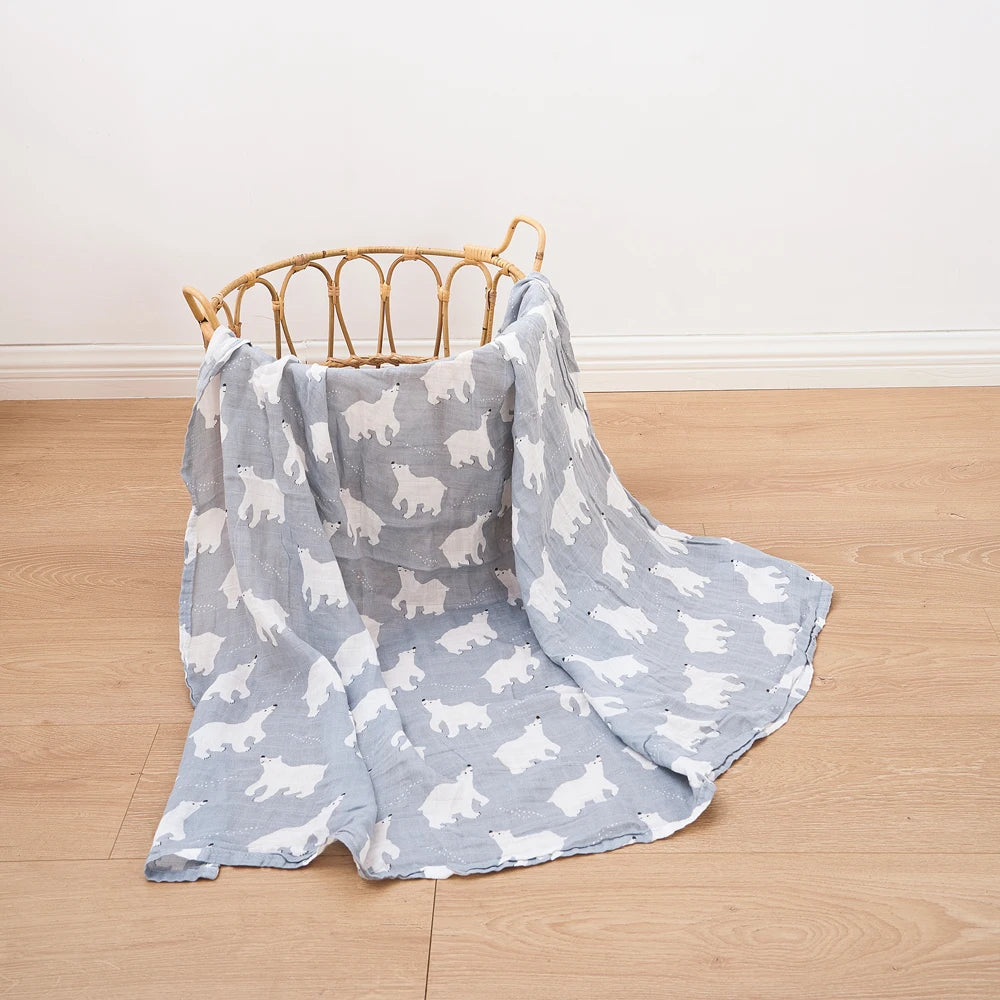 Nest & Hold™ Muslin Baby Swaddle
