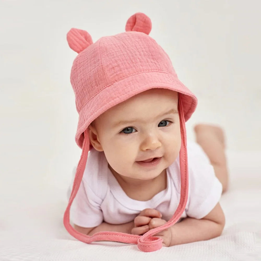 Nest & Hold™ Cotton Baby Sun Hat