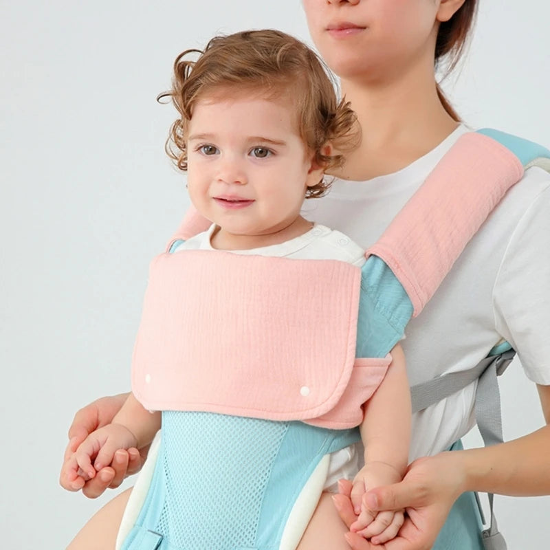 Nest & Hold™ Baby Carrier Drool Bib & Teething Pad Set