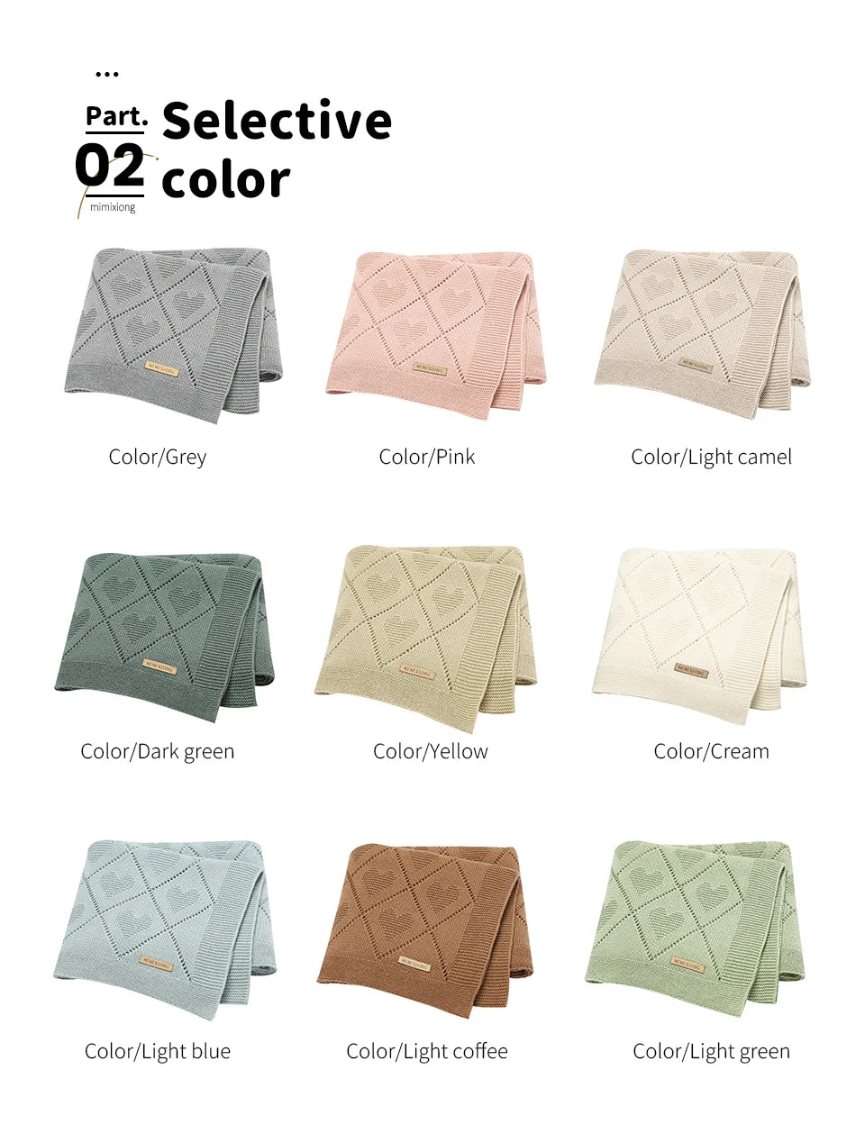 Nest & Hold™ Cotton Knit Baby Blanket