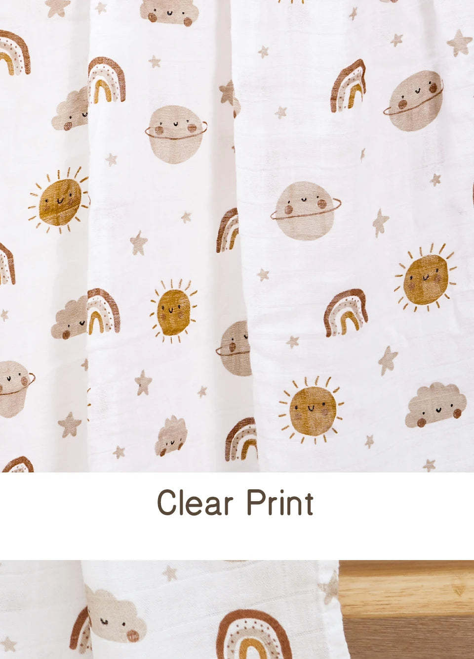 Nest & Hold™ Muslin Baby Swaddle
