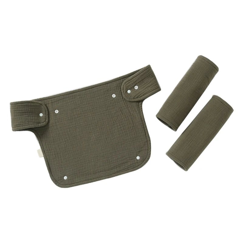 Nest & Hold™ Baby Carrier Drool Bib & Teething Pad Set
