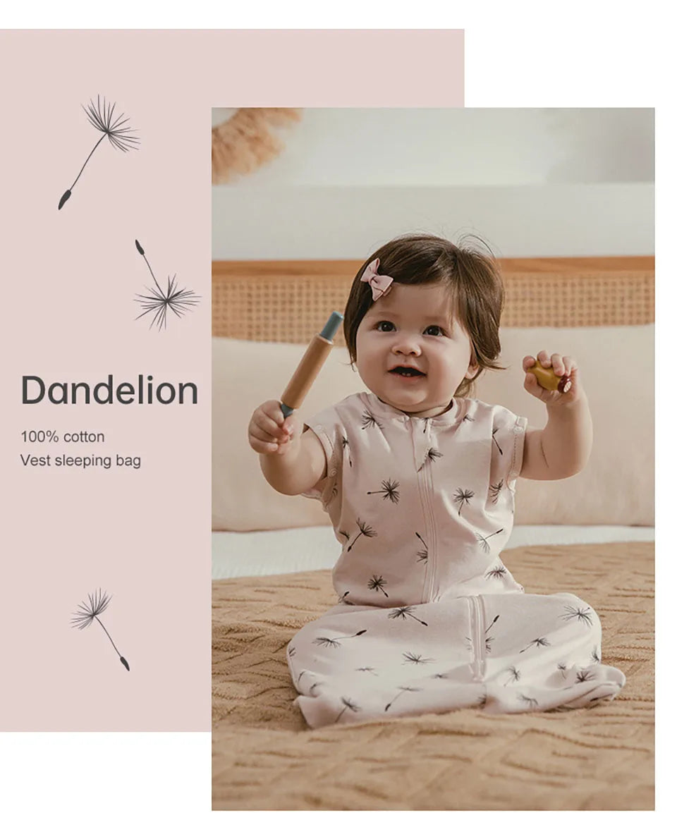 Nest & Hold™ Sleeveless Cotton Sleep Sack