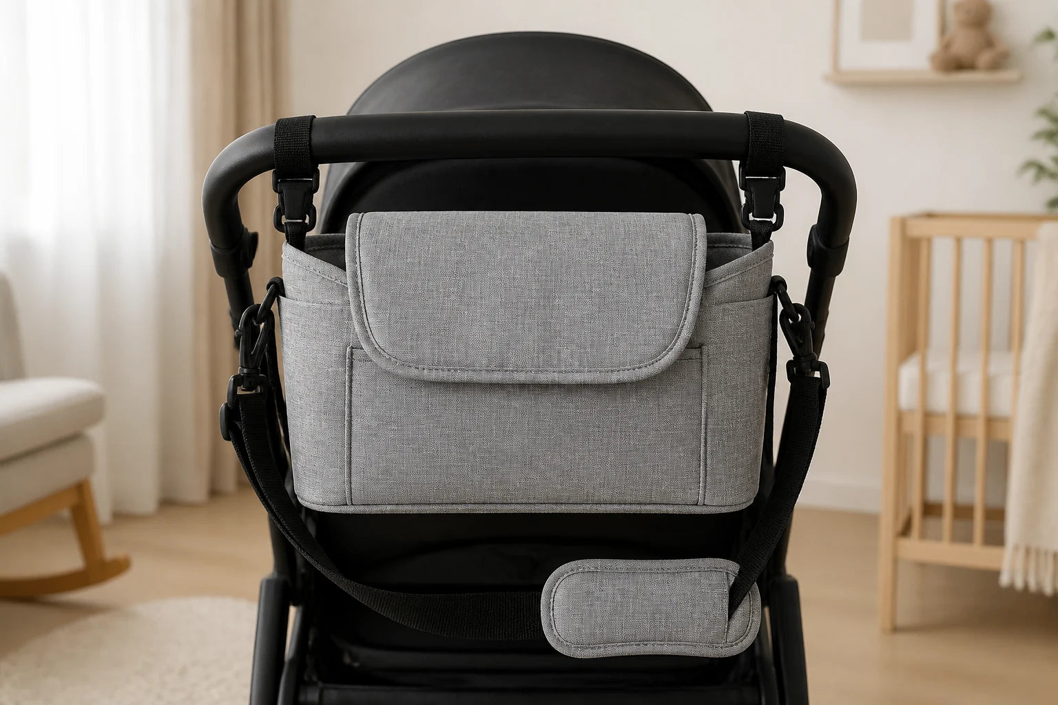 Essentials within reach, without the rummaging